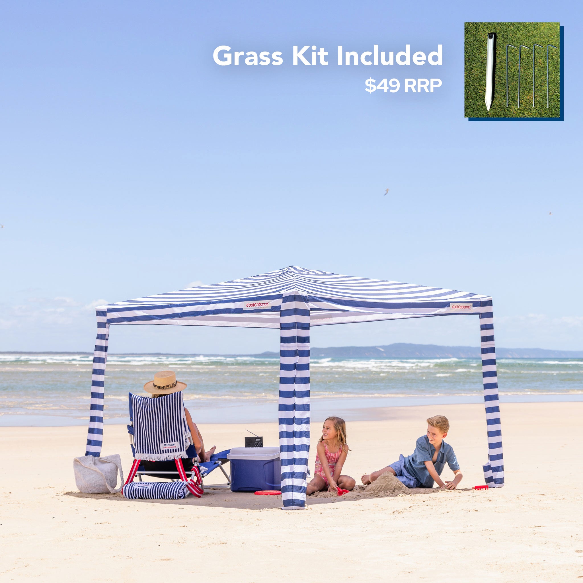 COOLCABANA 5 + Grass Kit ($50 OFF)