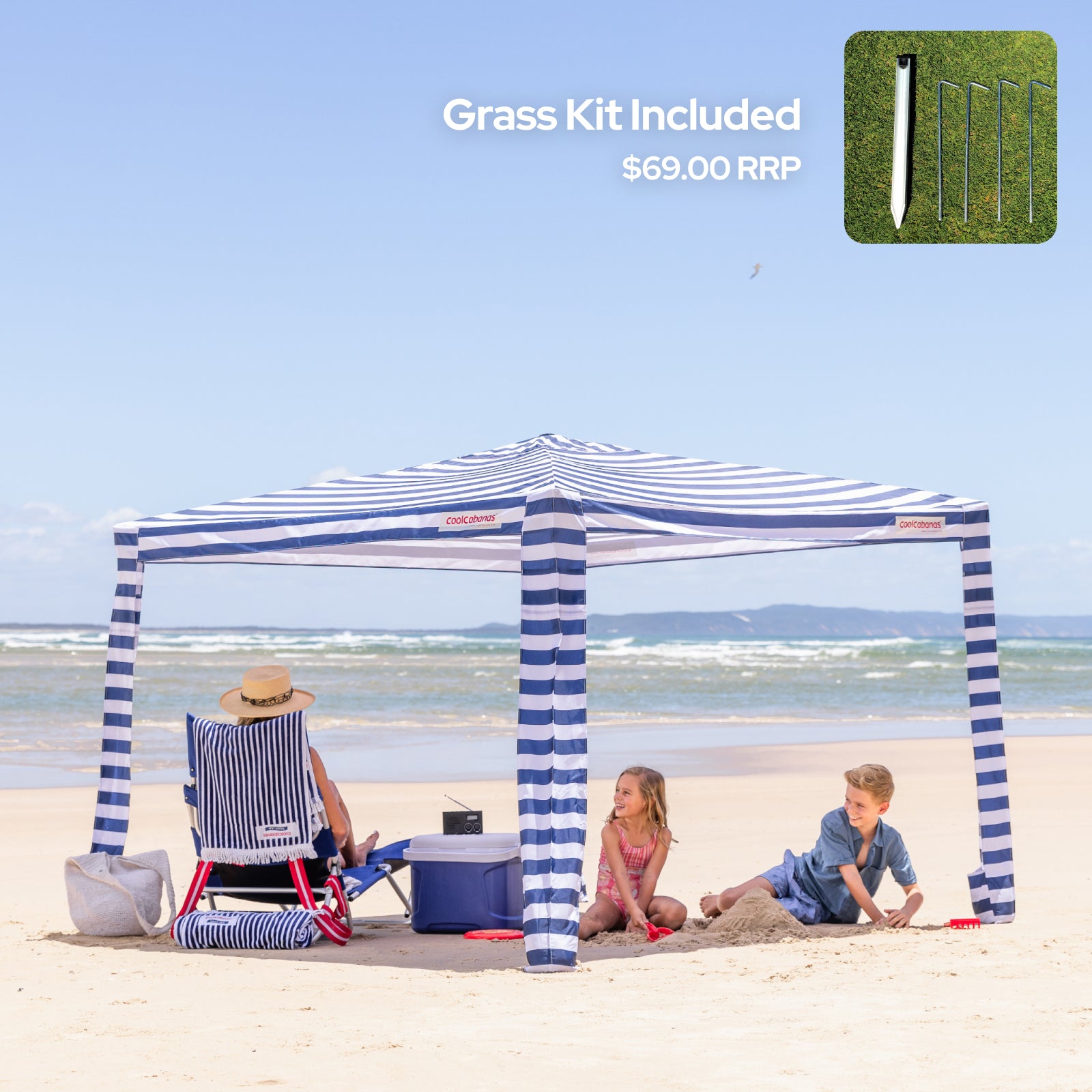 Beach & Grass Bundle: Double the use of your CoolCabana