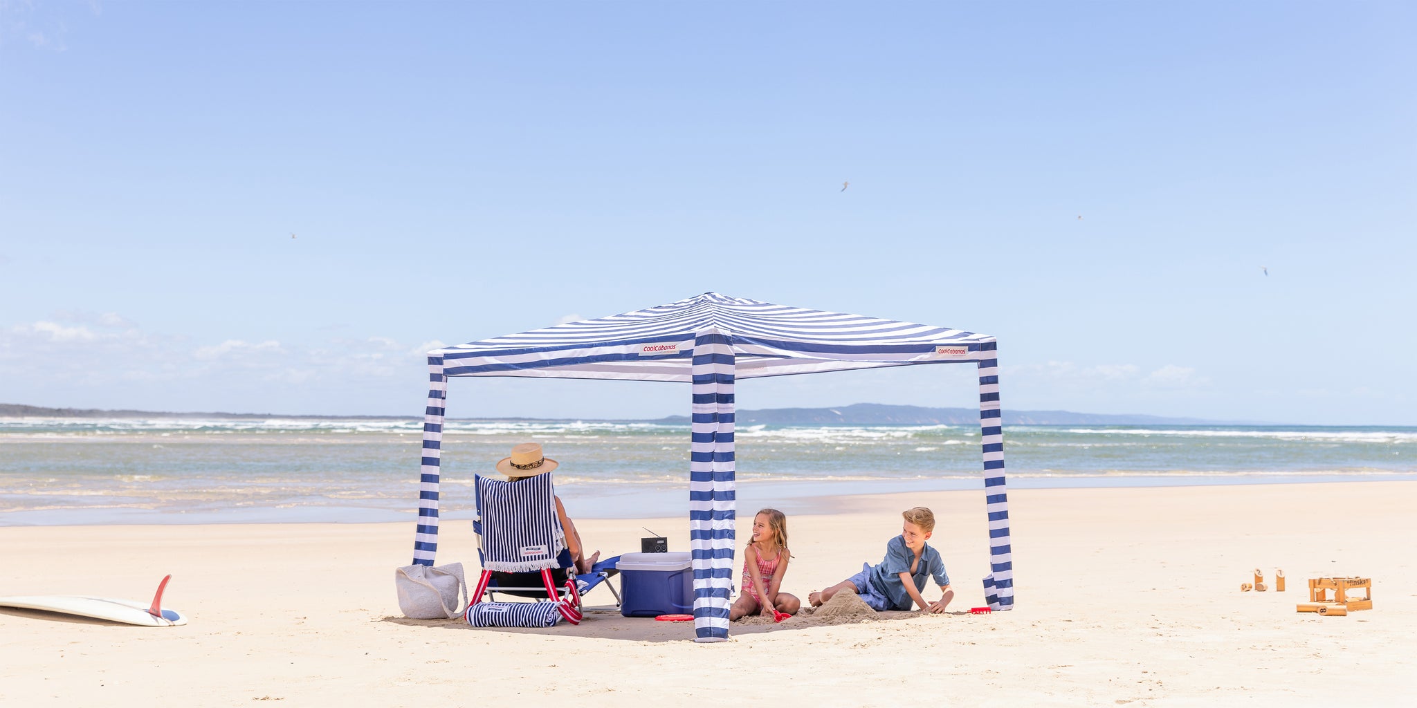CoolCabanas | Beach Shade for the Whole Family That Won't Blow Away CoolCabanas | Beach Shade for the Whole Family That Won't Blow Away