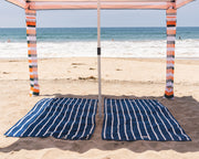 XL Beach Towel - Navy Stripes