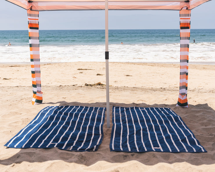 XL Beach Towel - Navy Stripes
